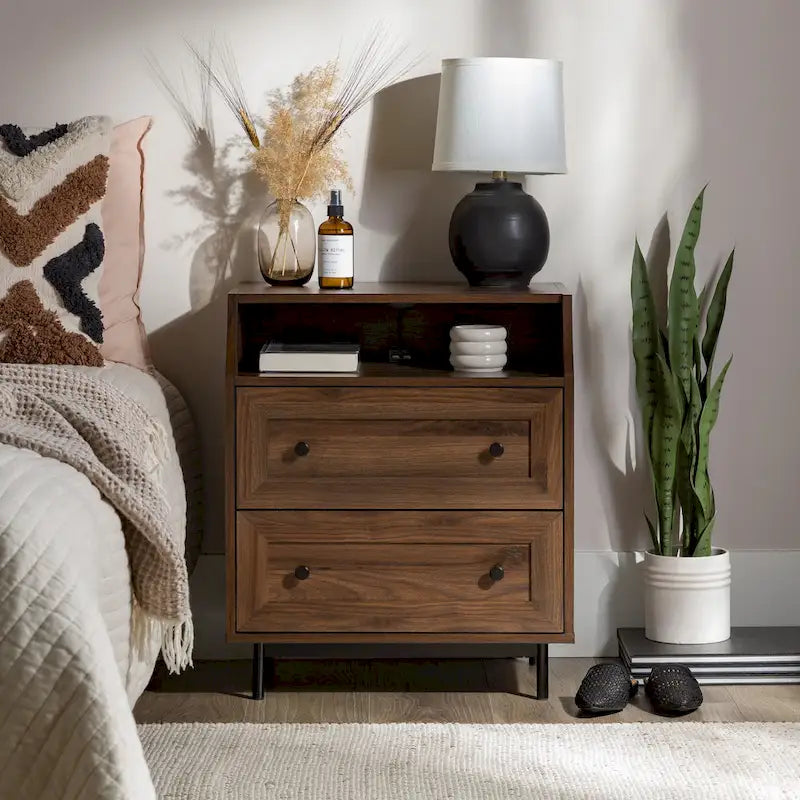 Middlebrook Modern 2-Drawer USB Nightstand