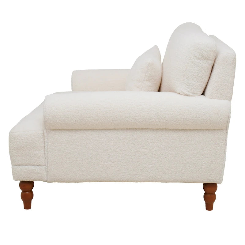 Fauteuil d'appoint en velours vert / blanc / beige avec accoudoirs circulaires et pieds colonne romaine, 1 place