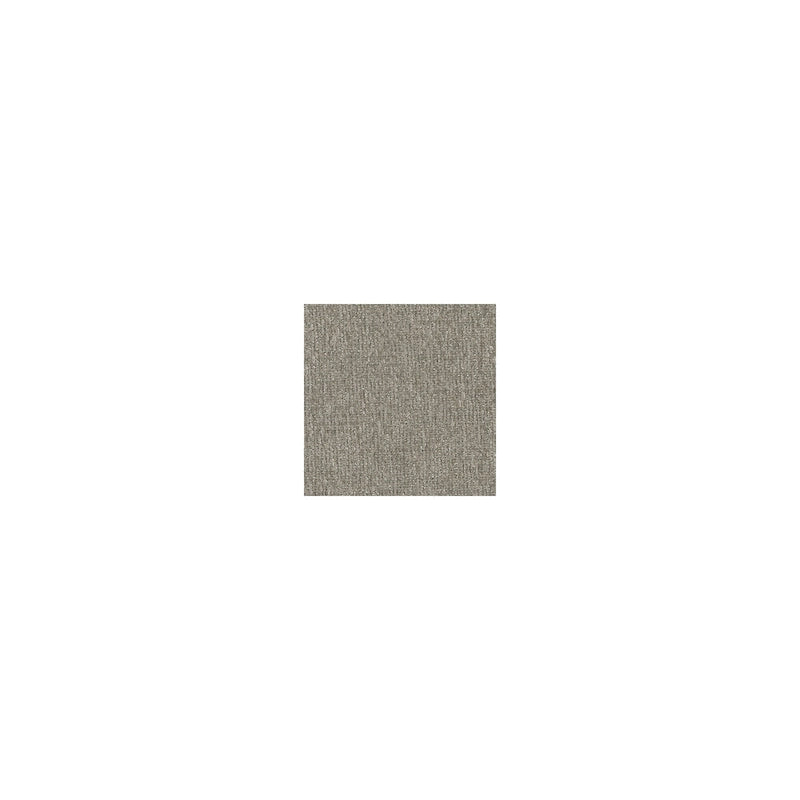 Causeuse en bouleau/polyester effet lin avec coussins réversibles, base plateforme et pieds aspect bois, 2 places