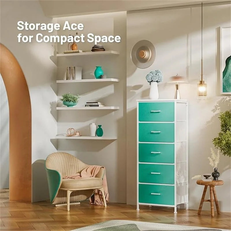 Commode de rangement à 5 tiroirs