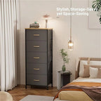 Commode de rangement à 5 tiroirs