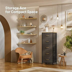 Commode de rangement à 5 tiroirs