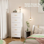 Commode de rangement à 5 tiroirs