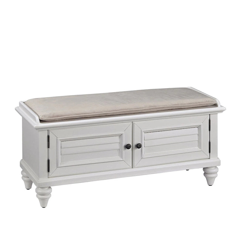 Banc de rangement capitonné Bermuda