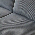 Canapé d'angle réversible en tissu polyester