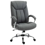 Chaise de bureau pivotante à dossier haut avec hauteur et accoudoirs réglables
