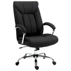 Chaise de bureau pivotante à dossier haut avec hauteur et accoudoirs réglables