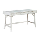 Grand bureau blanc avec tiroirs