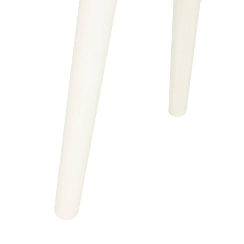 Table d'appoint ronde en pin, aspect vieilli, blanc/marron clair/gris ardoise/noir