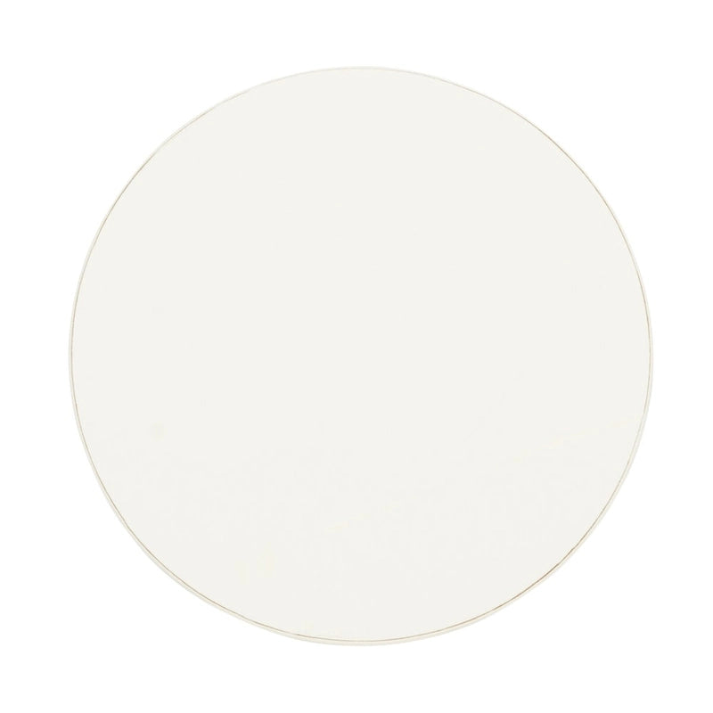 Table d'appoint ronde en pin, aspect vieilli, blanc/marron clair/gris ardoise/noir