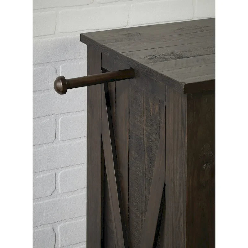 Chambre à coucher 4 pièces en bois massif avec rangement