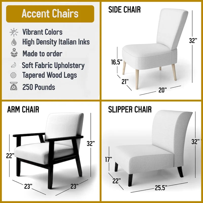 Fauteuil d'appoint en polyester à motif abstrait marron et beige — Fauteuil crapaud, à accoudoirs ou d'appoint, 1 place
