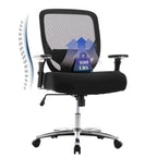 Chaise de bureau ergonomique réglable avec support lombaire